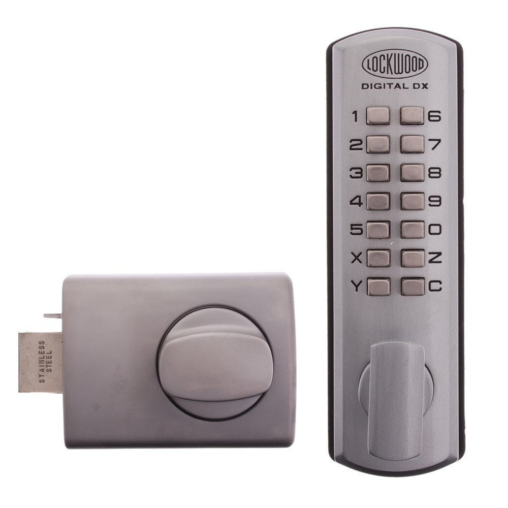 Lockwood - 002DX mechanical digital pad with knob and deadlatch