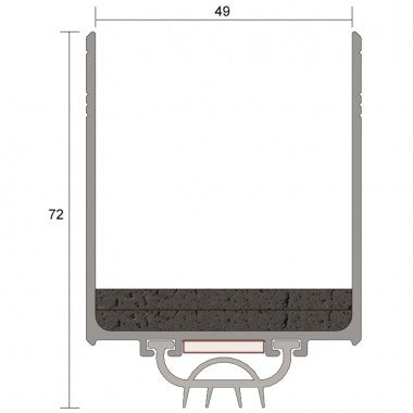 Kilargo Fire Door Upgrade Seal FDBU60-35