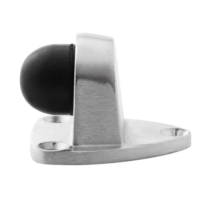 Lockwood A250 door stop - floor mounted satin chrome