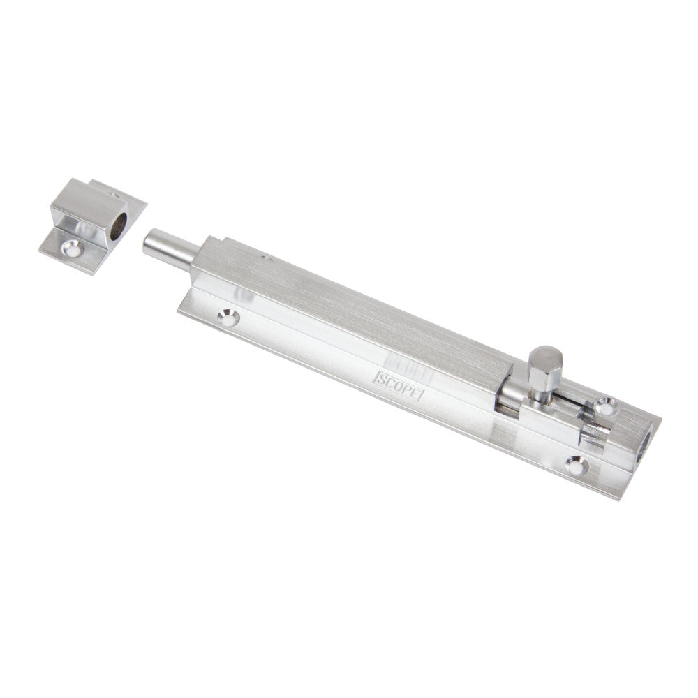 SCOPE HEAVY DUTY BARRELBOLT - SATIN CHROME