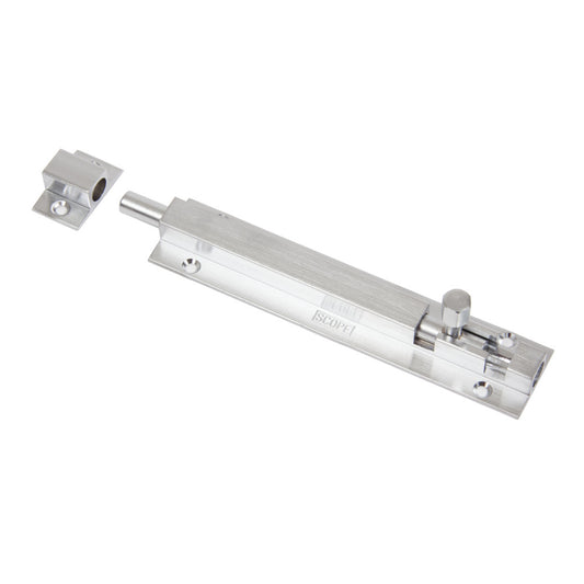 SCOPE HEAVY DUTY BARRELBOLT - SATIN CHROME