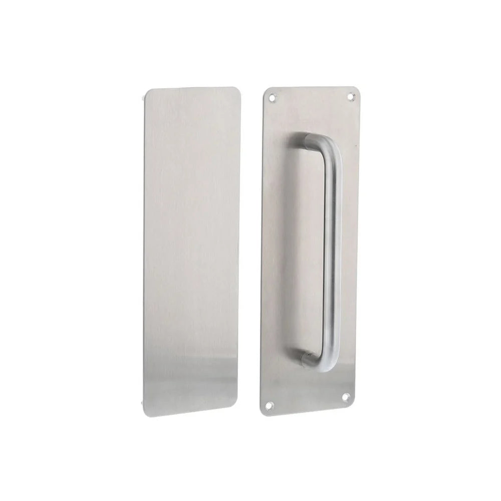 DORMA KABA 300 X 100 PUSH PULL PLATE SET  - 200MM HANDLE