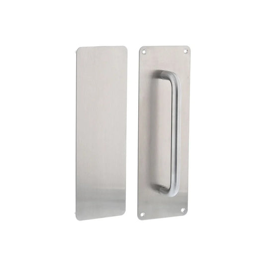 DORMA KABA 300 X 100 PUSH PULL PLATE SET  - 200MM HANDLE