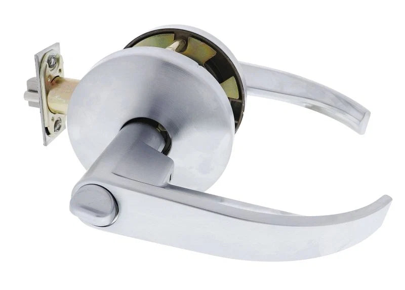 Carbine 7000 Doncaster Entrance Lever Set - Satin Chrome