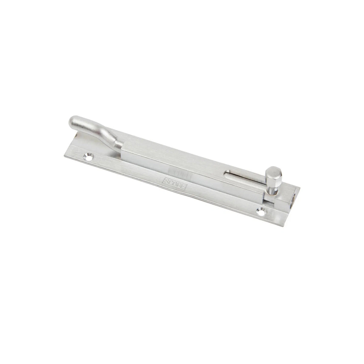 SCOPE NECKED BARREL BOLT HEAVY DUTY - SATIN CHROME