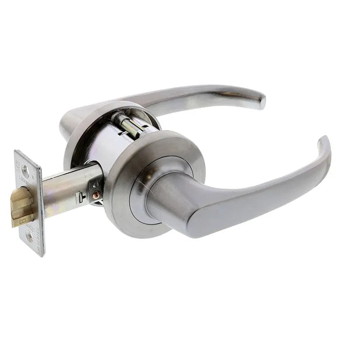 LOCKWOOD 931 LEVER PASSAGE LOCKSET - SATIN CHROME