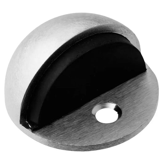 Lockwood A290 door stop - floor mounted satin chrome