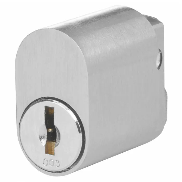 Sabre 570 Oval Cylinder X Cam Keyed Fire Department 003 Satin Chrome