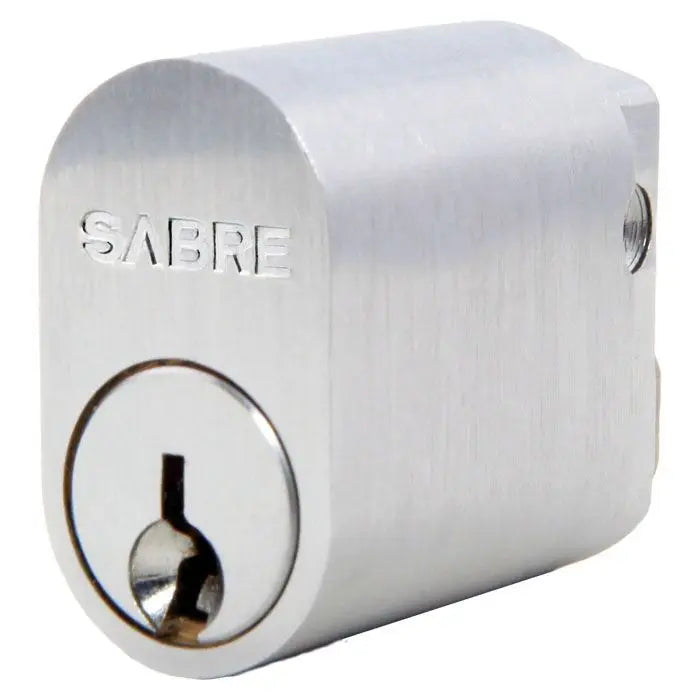 Sabre 570 Oval Cylinder X Cam Keyed #2 Satin Chrome