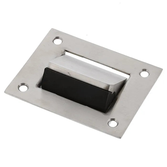 Legge retractable door stop - 75 x 54 x 13mm - stainless steel