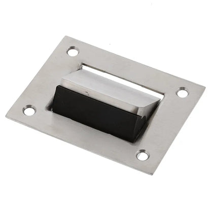 Legge retractable door stop - 75 x 54 x 13mm - stainless steel