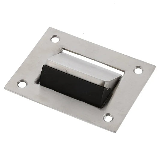 Legge retractable door stop - 75 x 54 x 13mm - stainless steel