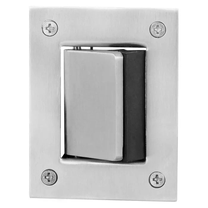 Legge retractable door stop - 75 x 54 x 13mm - stainless steel