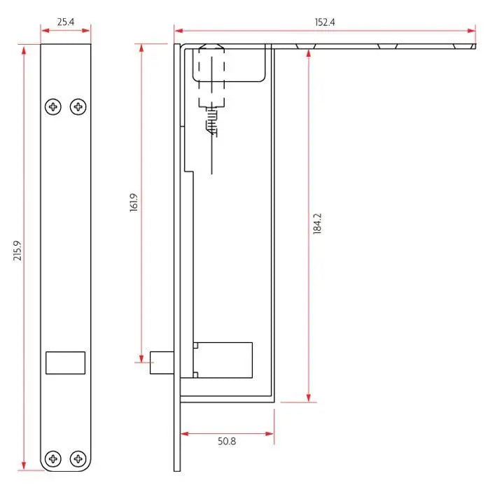 SABRE 940 AUOT FLUSH BOLT