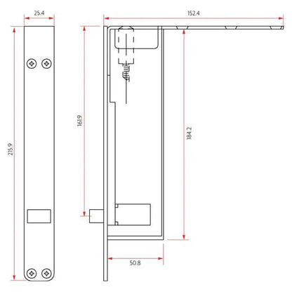 SABRE 940 AUOT FLUSH BOLT